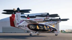 Toyota company mass produces electric taxis