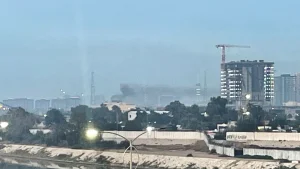 A rocket hit the US embassy in Baghdad