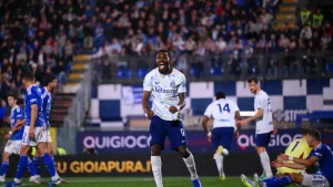 Inter won after coming back from two goals down at the San Siro