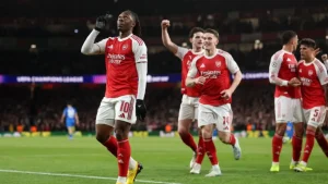 Arsenal defeated Bayern to reach the quarter-finals
