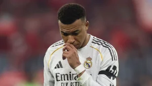 «Real Madrid» hujumchisi Kilian Mbappe o'yin vaqtida jarohat oldi