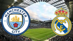 Manchester City hosts Real Madrid UEFA Champions League