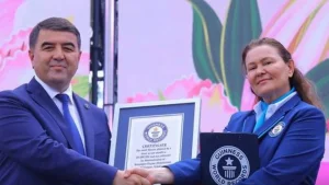 Namangandagi xalqaro gullar festivali Ginnesning rekordlar kitobiga kiritildi