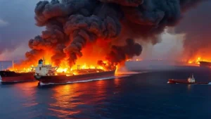 В Персидском заливе по танкеру, принадлежащему Кувейту, был открыт огонь