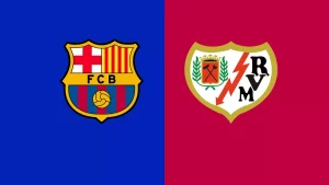 The starting lineups for the match between "Barcelona" and "Rayo Vallecano" have been announced