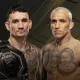 Max Holloway and Charles Oliveira face off in a rematch fight