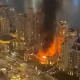 Fire in Dubai escalated tensions in the Persian Gulf